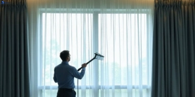 Commercial drapes cleaning service cashmere hotels offices